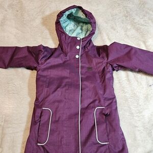 DC Purple Youth Ski Snowboarding Jacket size small 7/8